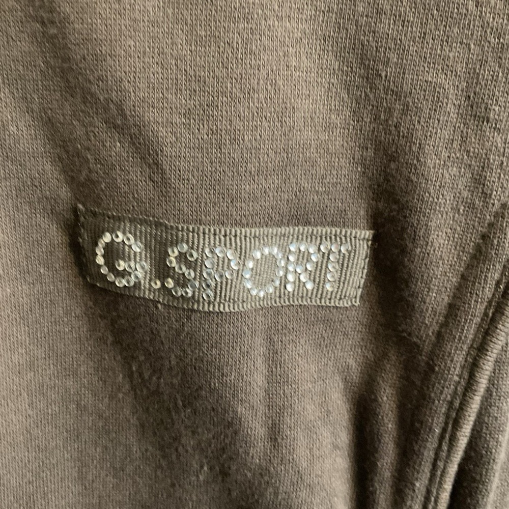 GAP Sport Womens L Sweater Jacket NWT Purple Gray Cotton Full Zip Pockets Y2K - Picture 6 of 11
